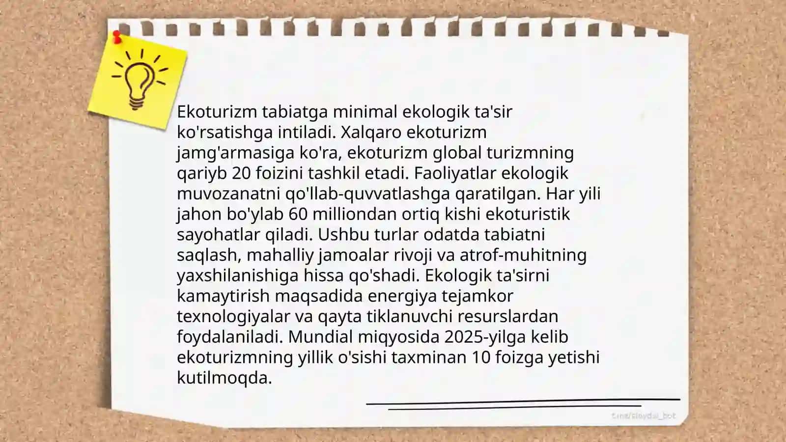 Ekotizim xizmatining holati va muammolari 4