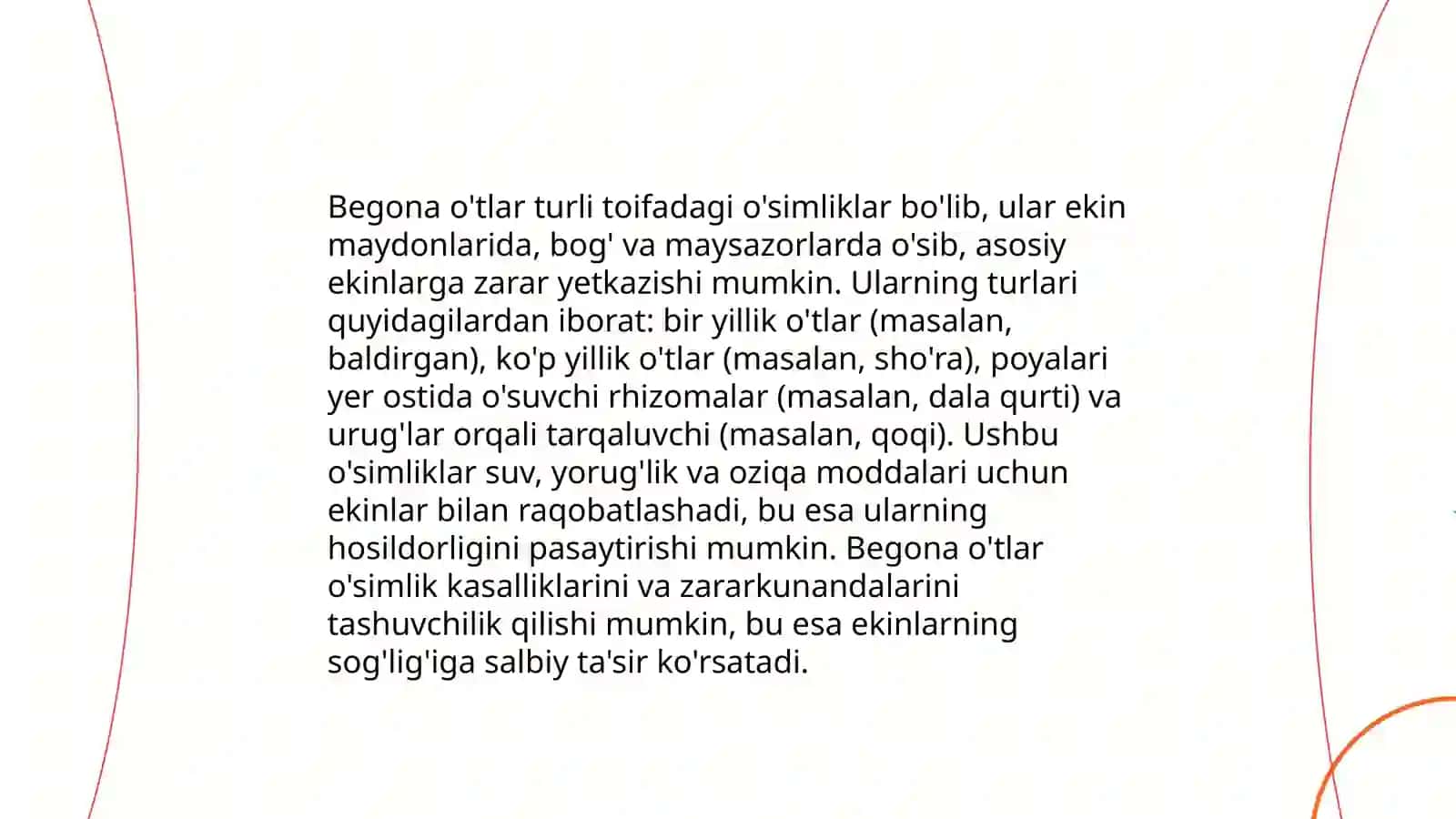Begona o‘tlarga qarshi kimyoviy kurash choralari 4