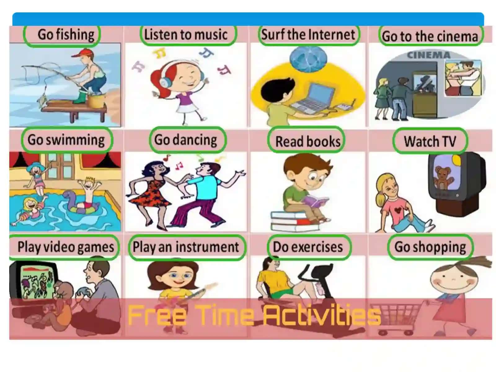 Time activities in Britain 4