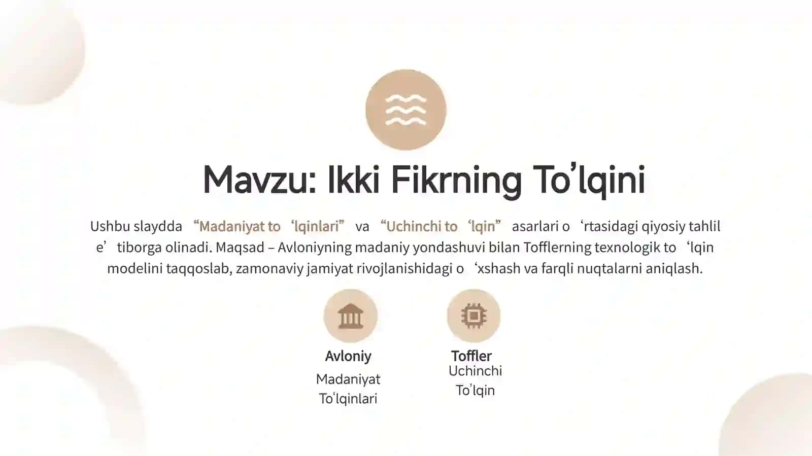 Ikki Fikrning To’lqini 4