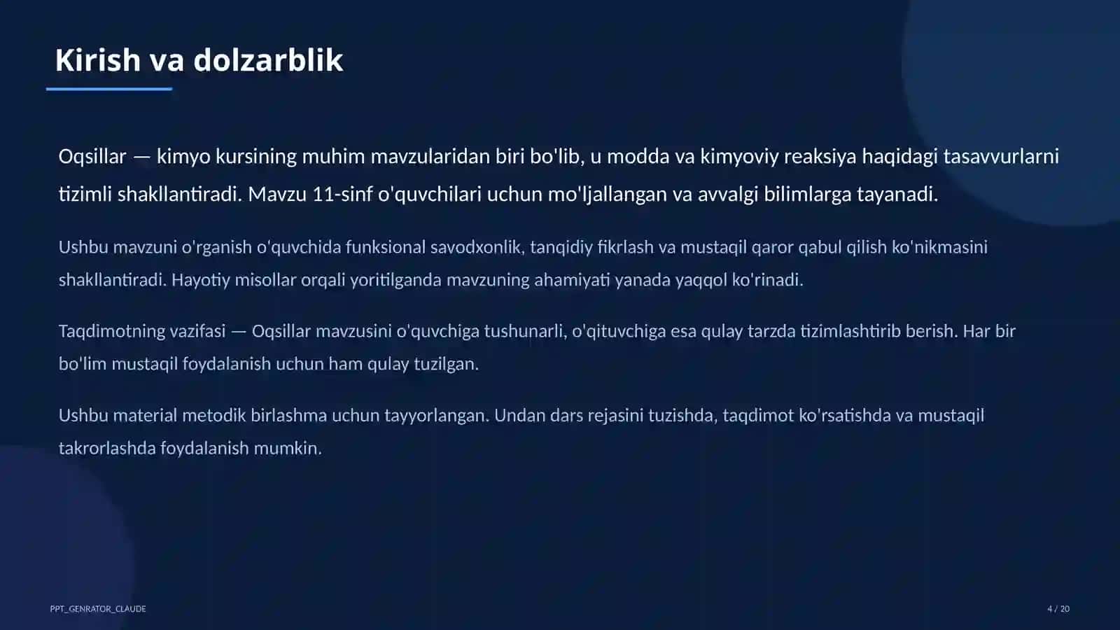 Oqsillar (11-sinf) 4