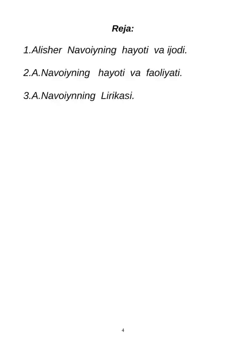 MIR ALISHER NAVOIY HAYOTI VA IJODI 4