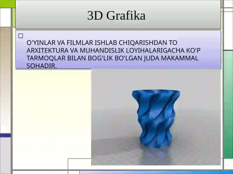 Gologrammalar. Virtualreallik. 3D filmdizayni 4
