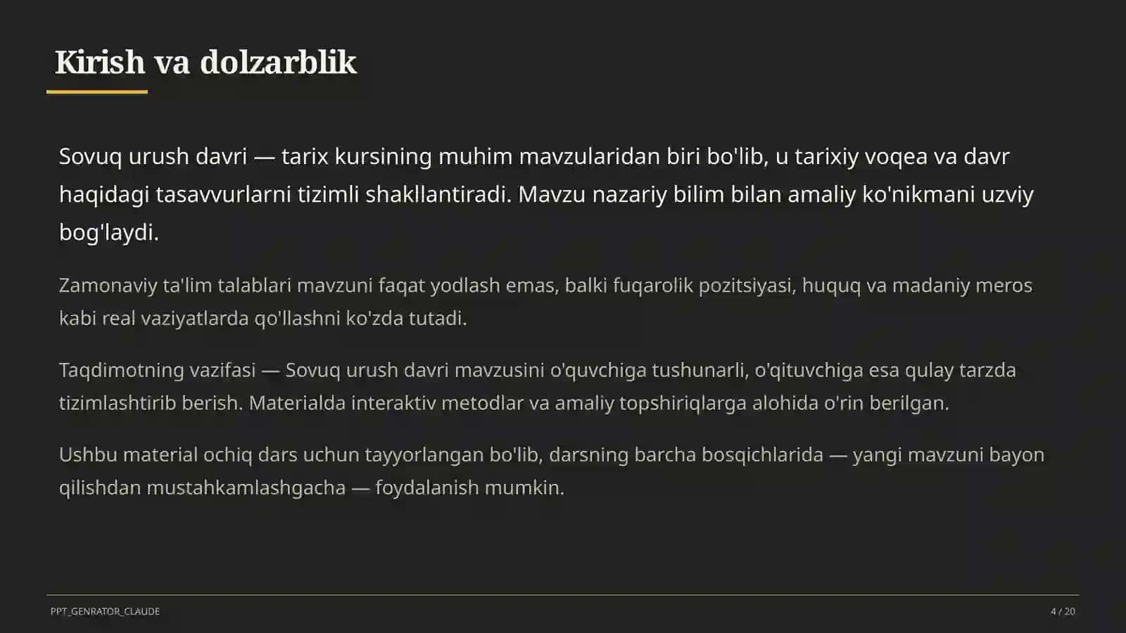 Sovuq urush davri (10-sinf) 4