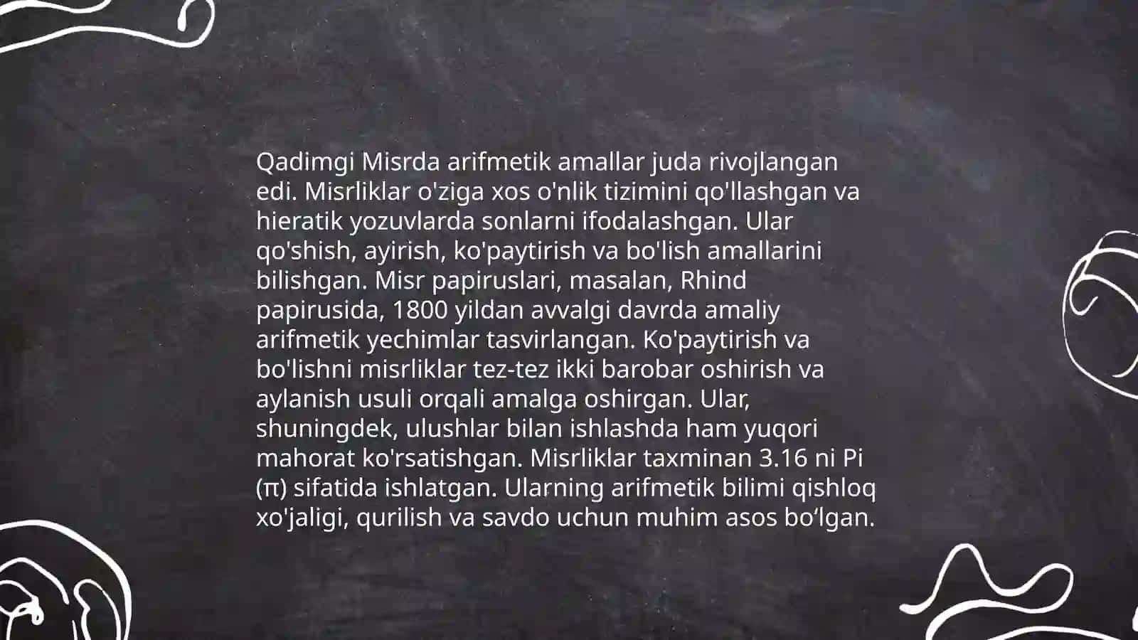 Arifmetik amallar 4