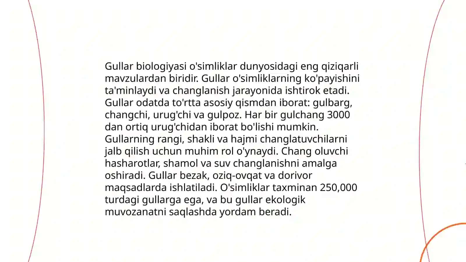 Gullarning kelib chiqishi va tuzilishi 4