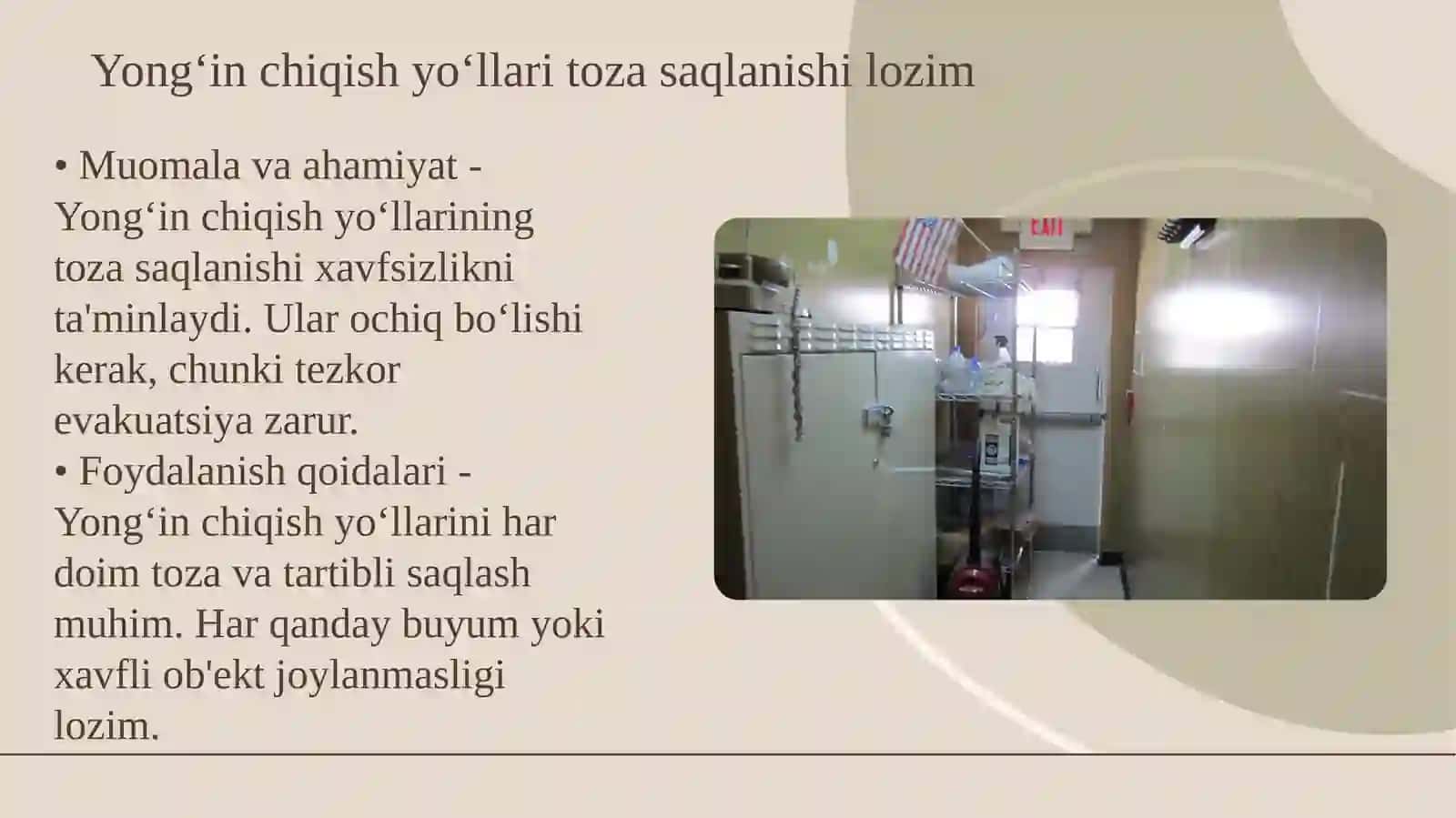Bino, inshoot va xonalarga qo‘yiladigan yong‘in xavfsizligi talablari 4