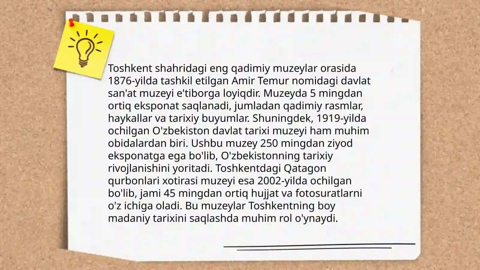 Toshkent shahridagi muzeylar 4
