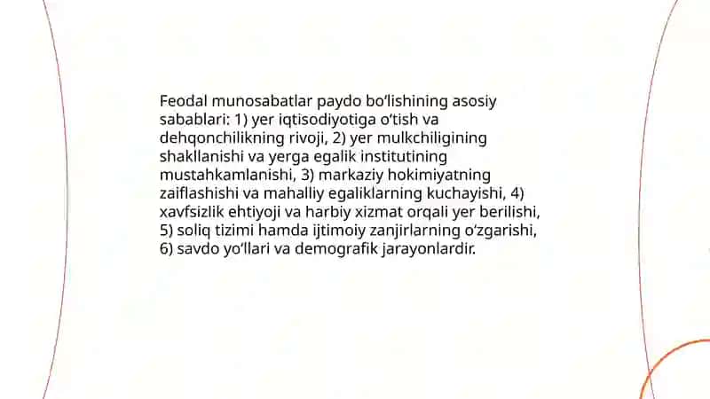 Feodalizm tushunchasi va ilmiy talqinlari 4