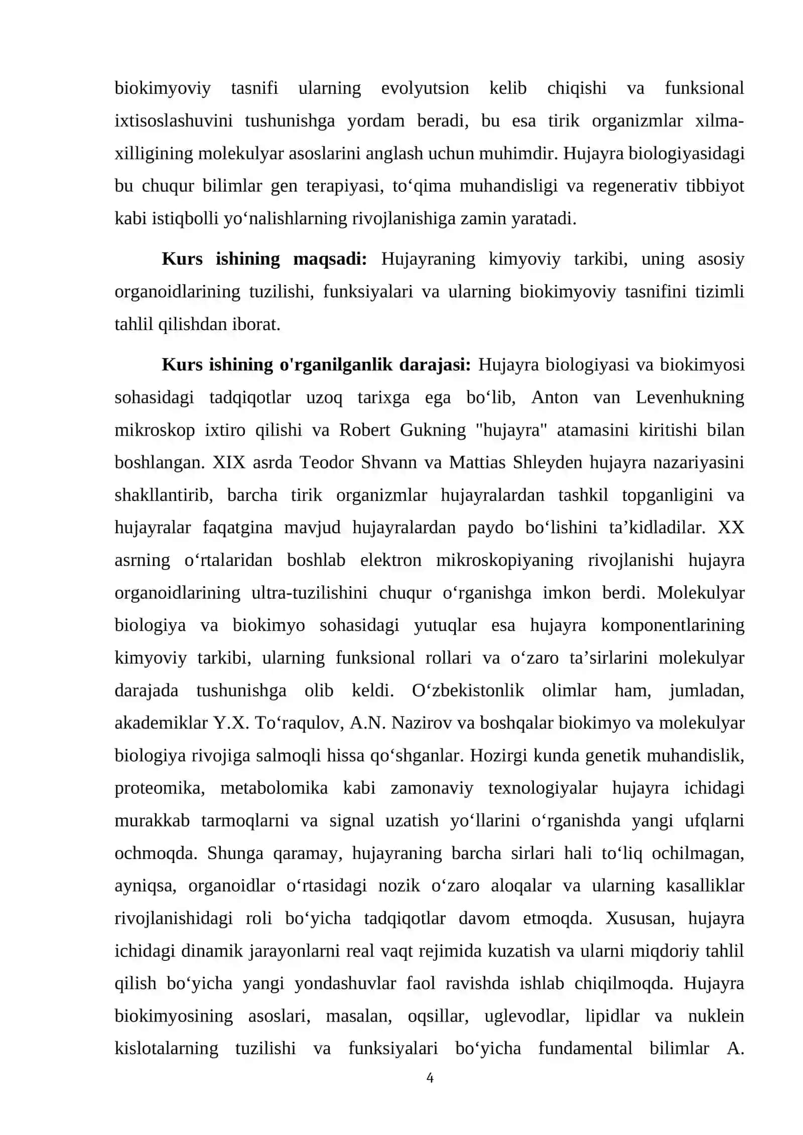 Hujayradagi Kimyoviy Tarkibi va Strukturaviy Asoslari 4