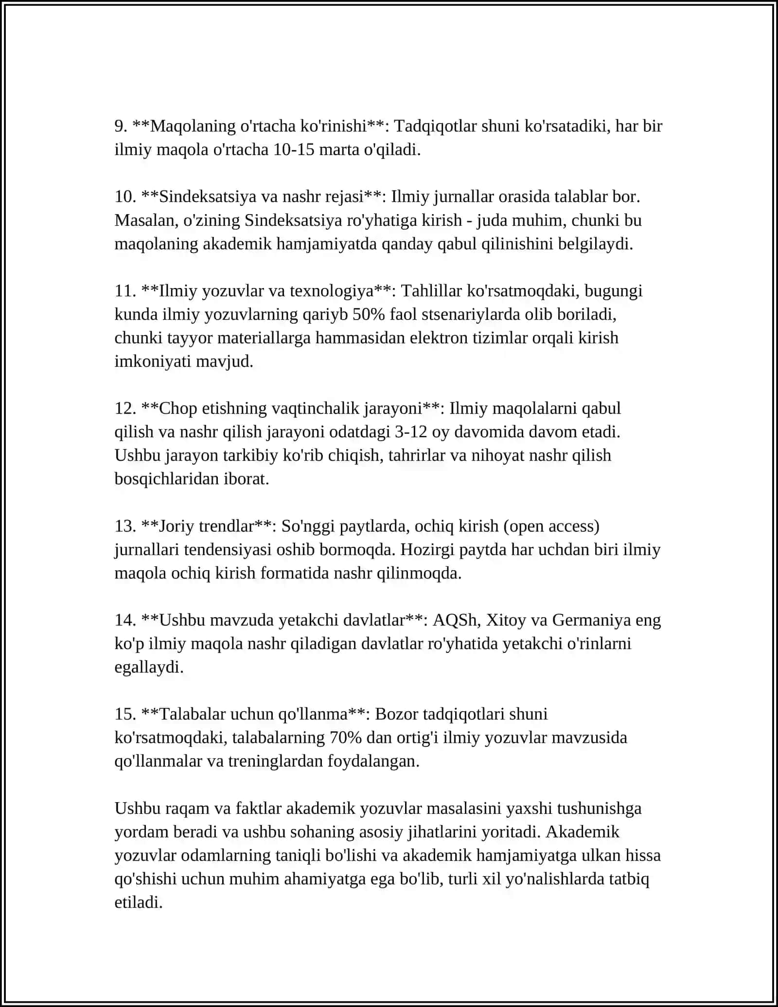 REFERAT Mavzu: AKADEMIK VA SAVOTXONLIK 4