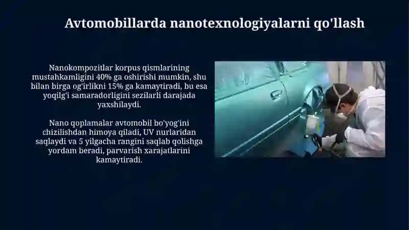 Avtomabil va Traktorlarda Nano Texnalogiyalari 4