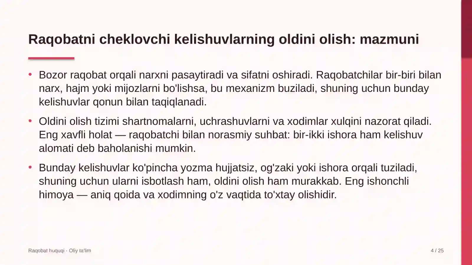 matbaa korxonalarida raqobatni cheklovchi kelishuvlarning oldini olish 9179 4