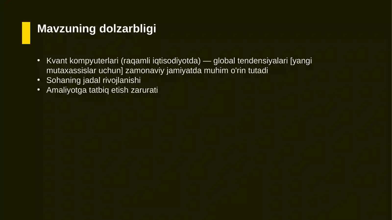 Kvant kompyuterlari (raqamli iqtisodiyotda) — global tendensiyalari [yangi mutaxassislar uchun] 4