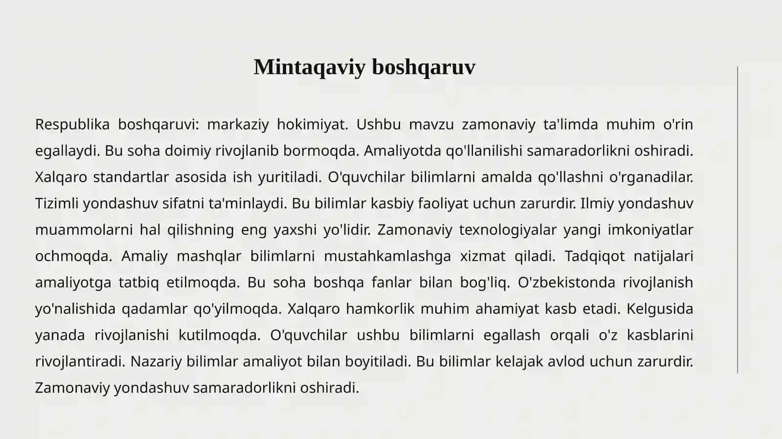 Vakolatlarni taqsimlash 4