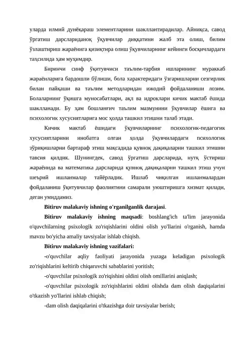 Bolani maktabga tayyorlash 4