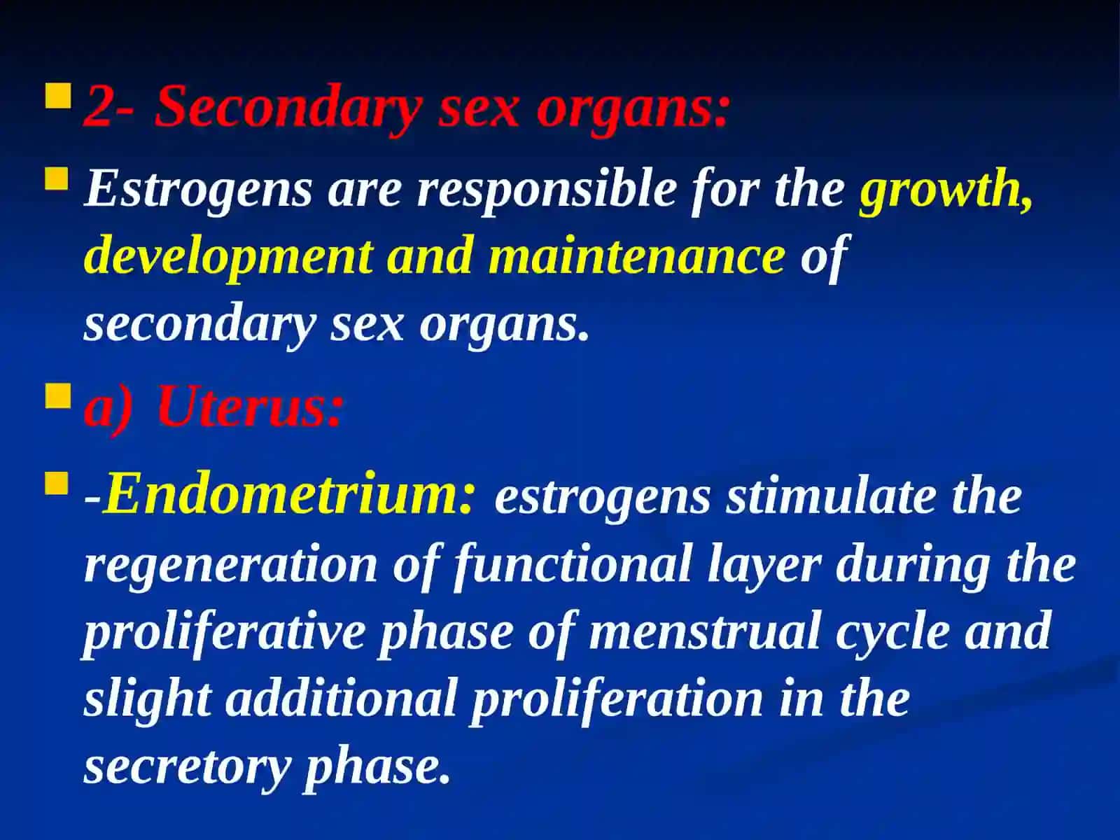 EstrogenThe ovarian hormones 4