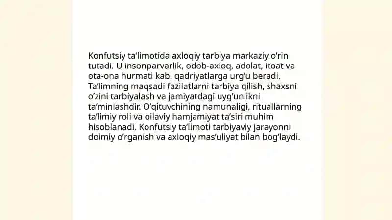 Sharq pedagogik taʼlimotida taʼlimiy axloqiy qarashlar 4