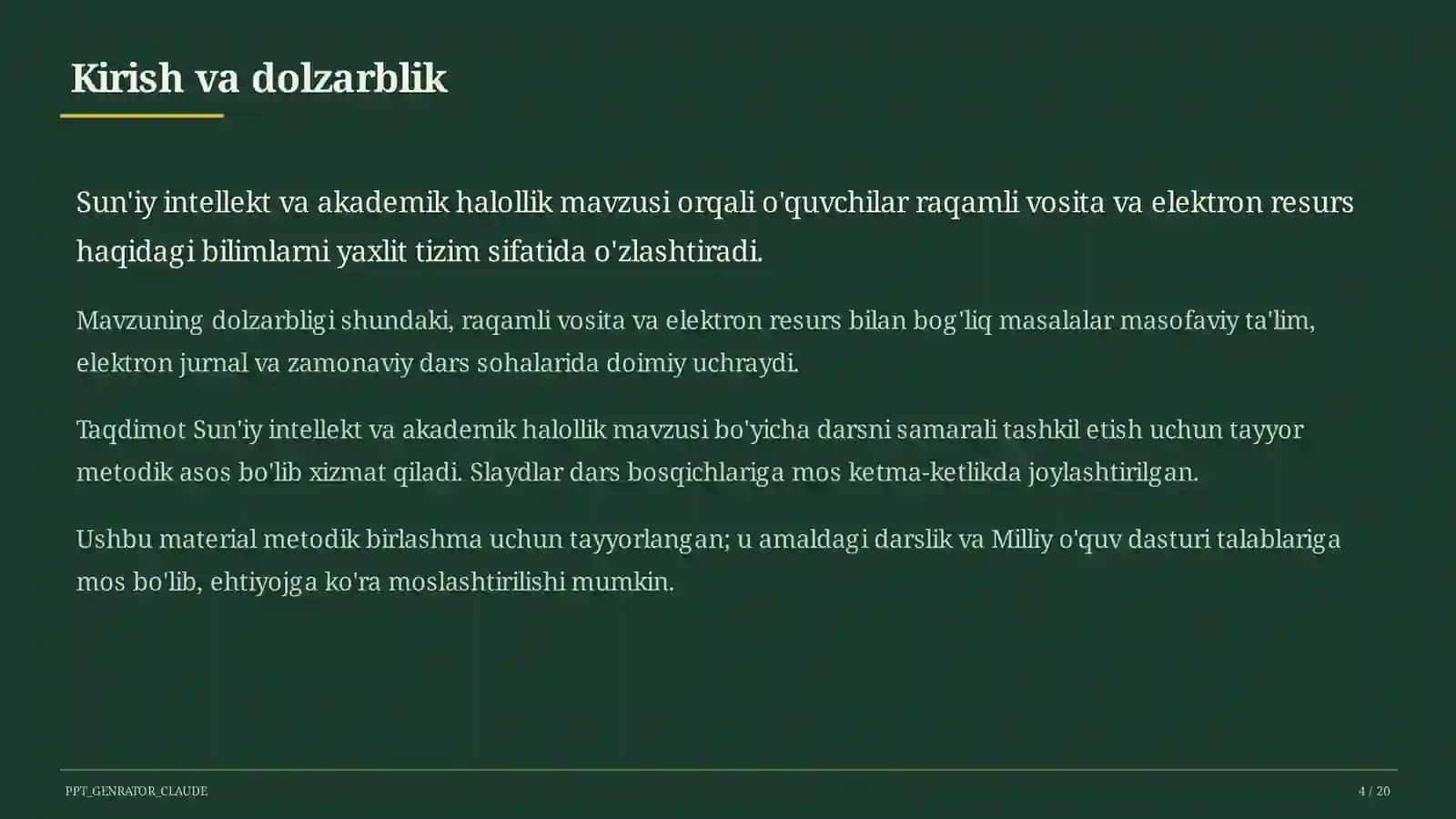 Sun'iy intellekt va akademik halollik 4