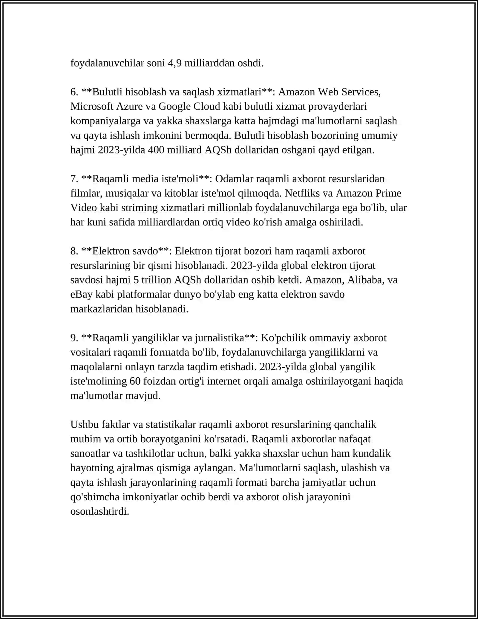 ZAMONAVIY AXBOROT RESURSLARI 4