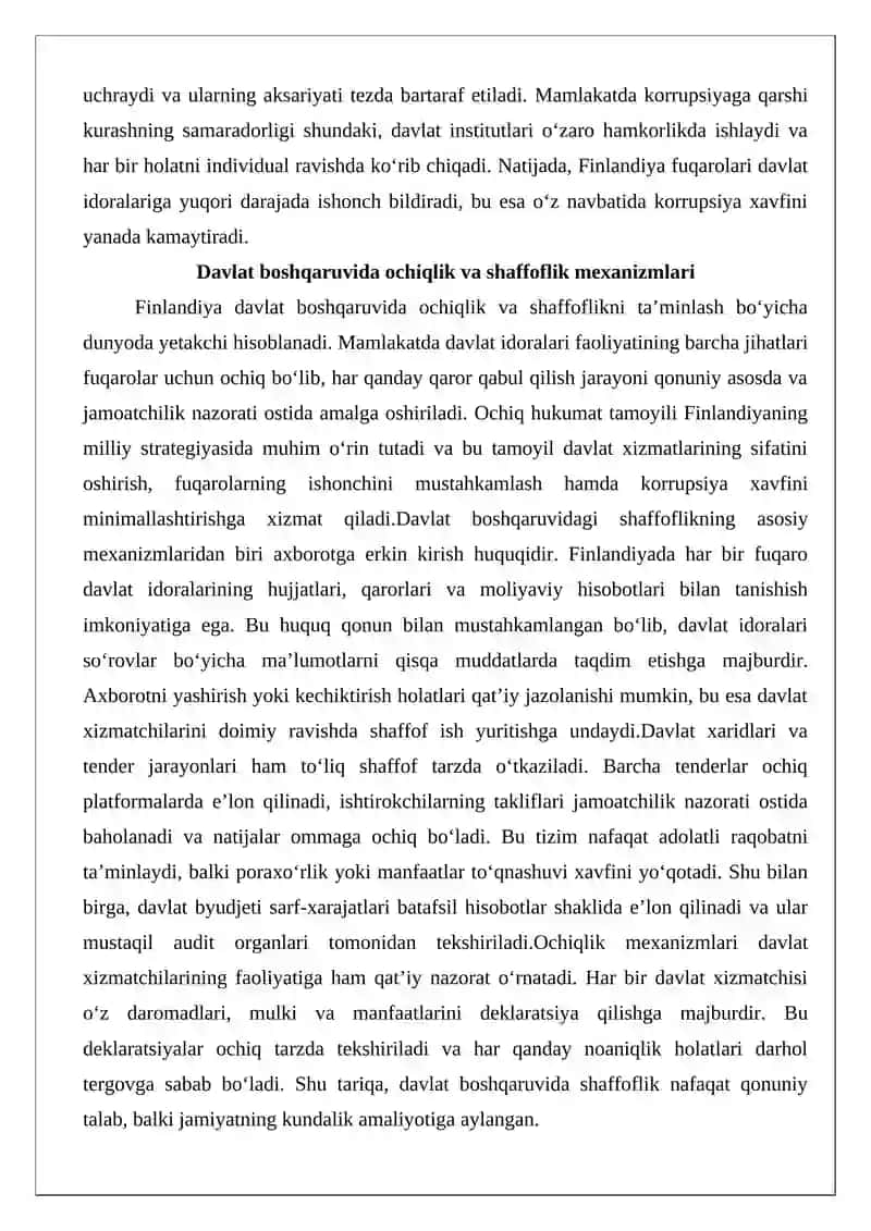 Korrupsiyaga qarshi kurashishda Finlandiya va Xitoy tajribasi 4