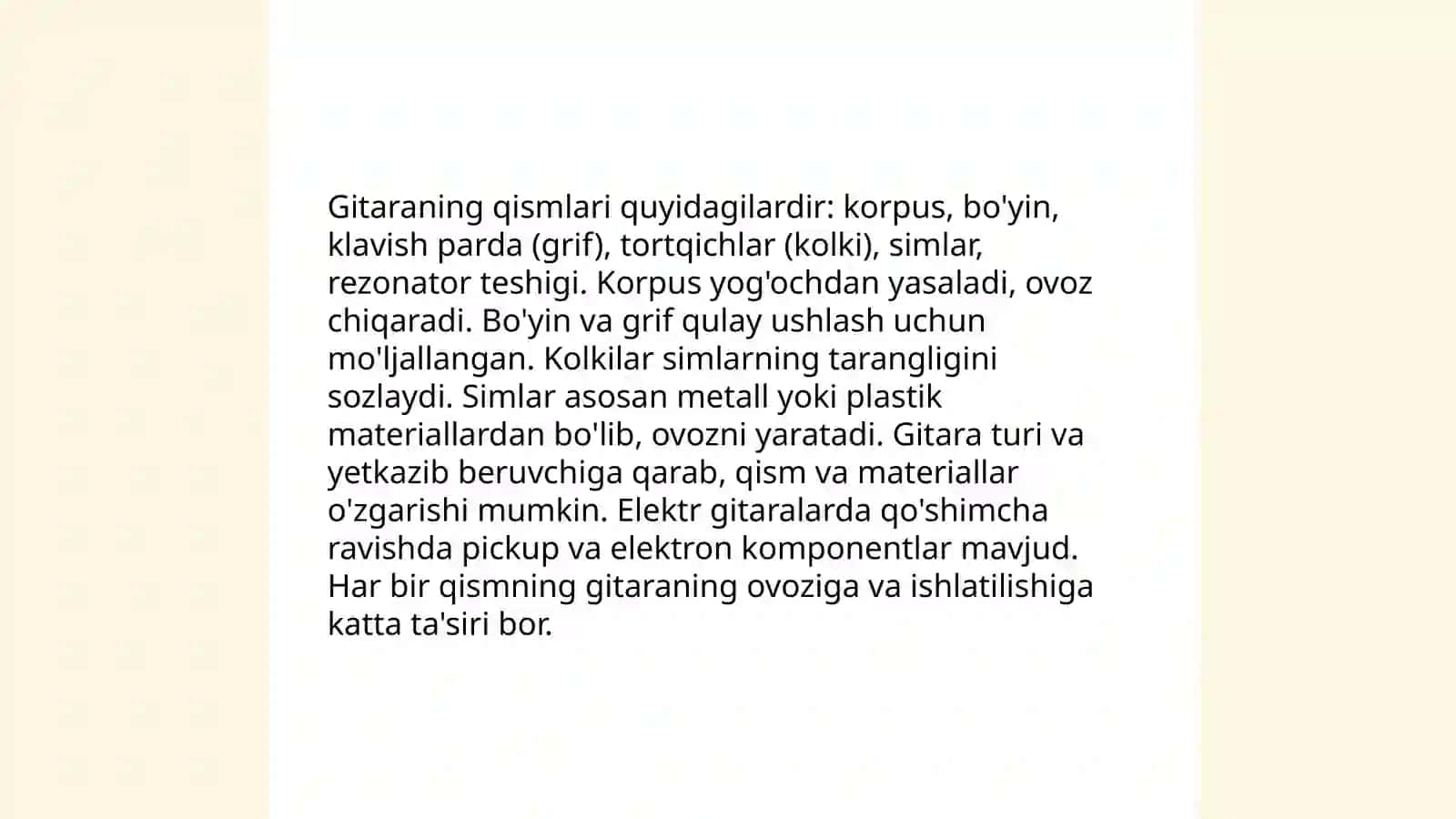 Gitara cholgʻu asbobi 4