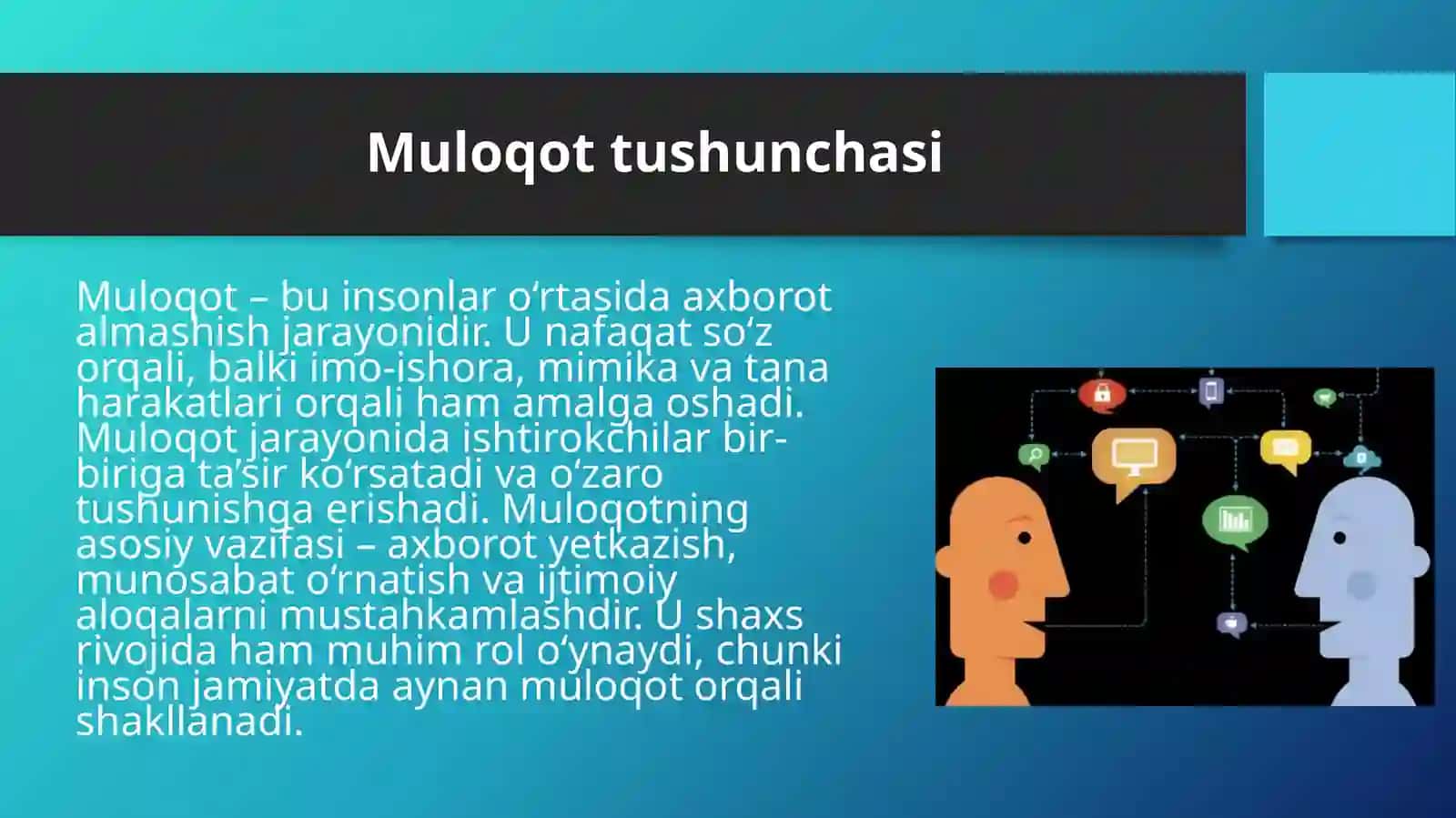 Muloqot shakllari va nutqiy faoliyat 4