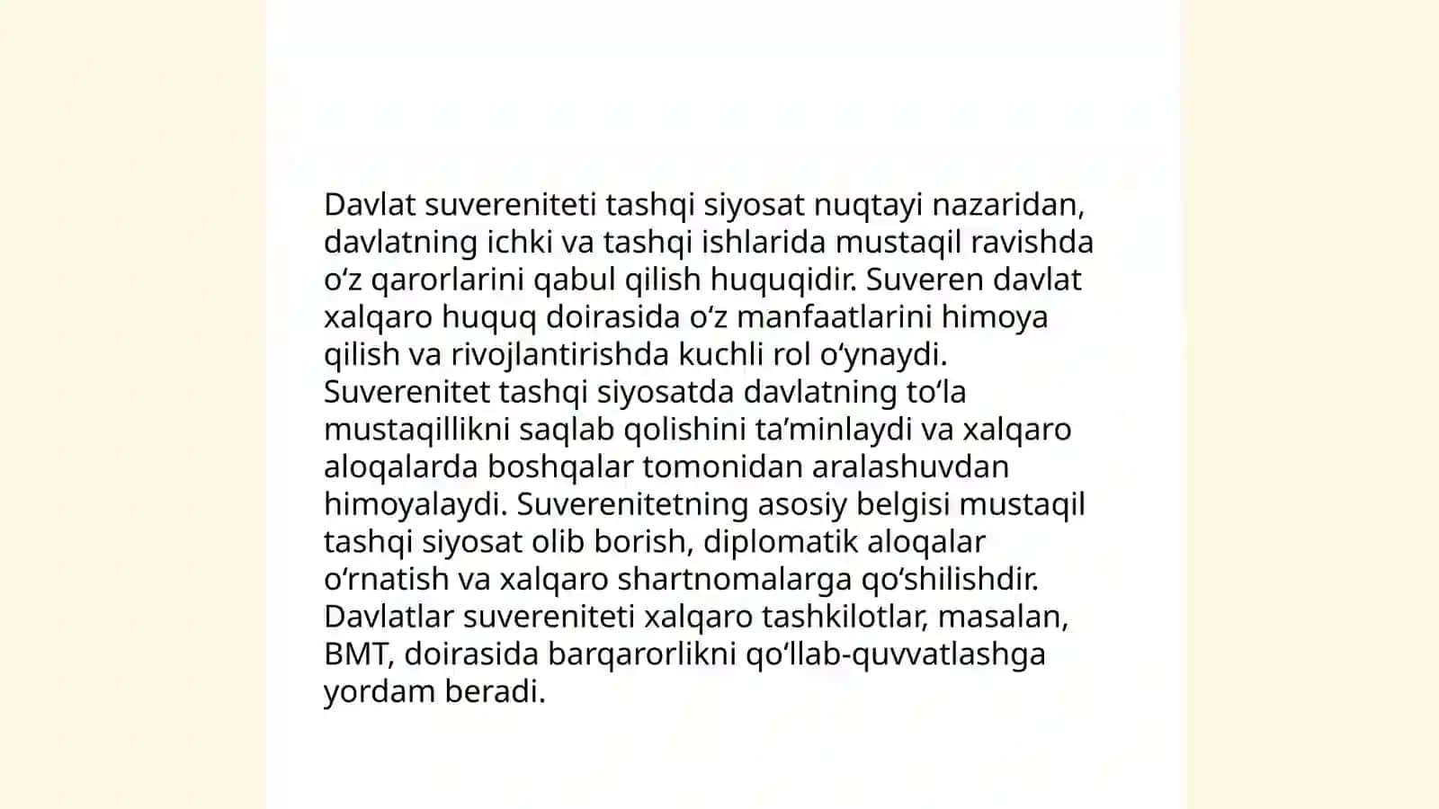 Tashqi siyosatning konstitutsiyaviy asoslari 4