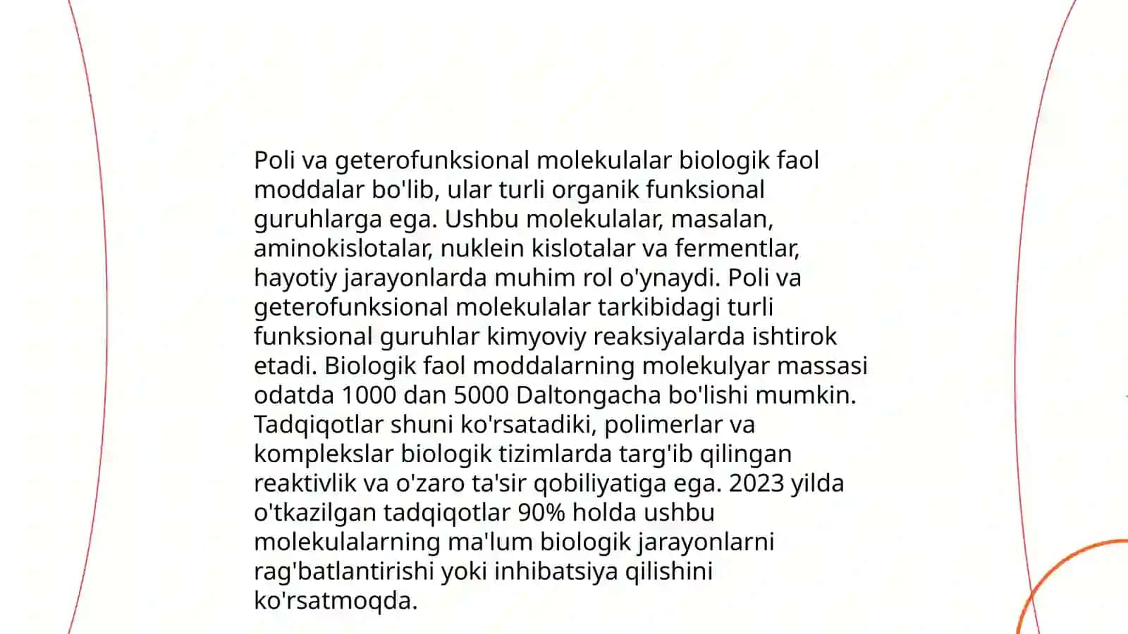 Geterofunksional birikmalar metabolizm jarayonlarida roli 4