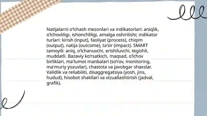 Faoliyat natijalari va ularni taqdim qilish shakllari 4