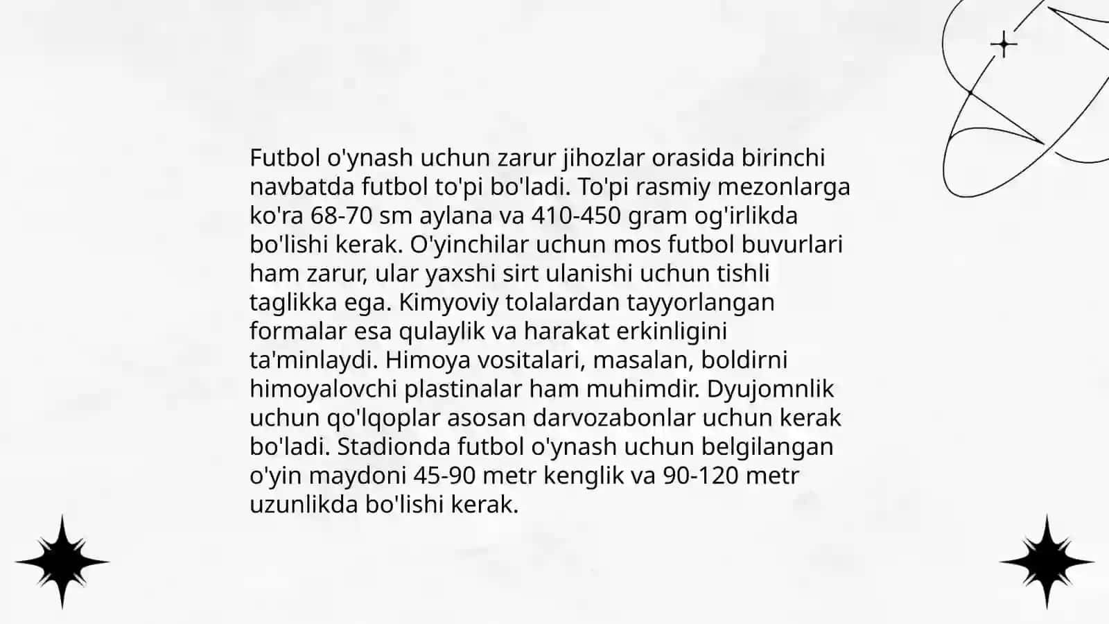 Futbol va uni o'qitish metodikasi 4