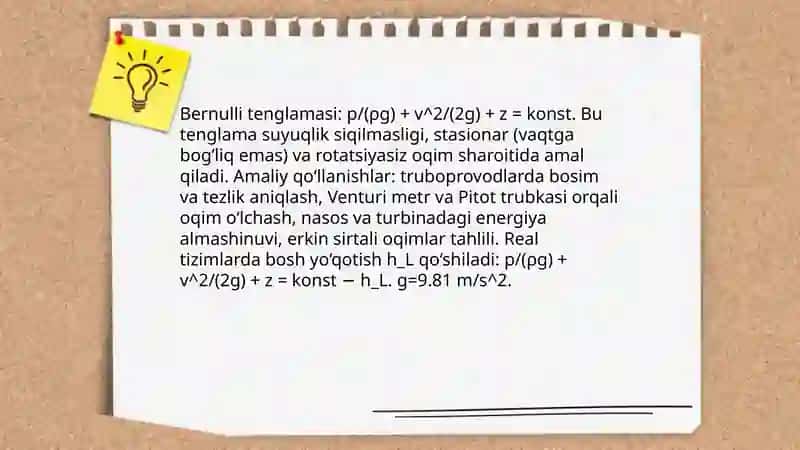 Suvlar gidrodinamikasi 4
