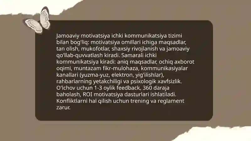 Mexnat jamoasi psixologiyasi va undagi shaxslararo muloqot 4