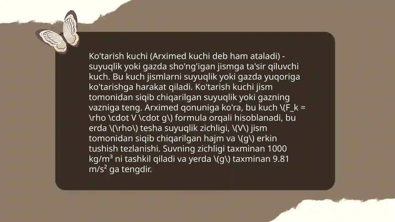 Samolyot qanotiga ta'sir qiluvchi kuchlar 4
