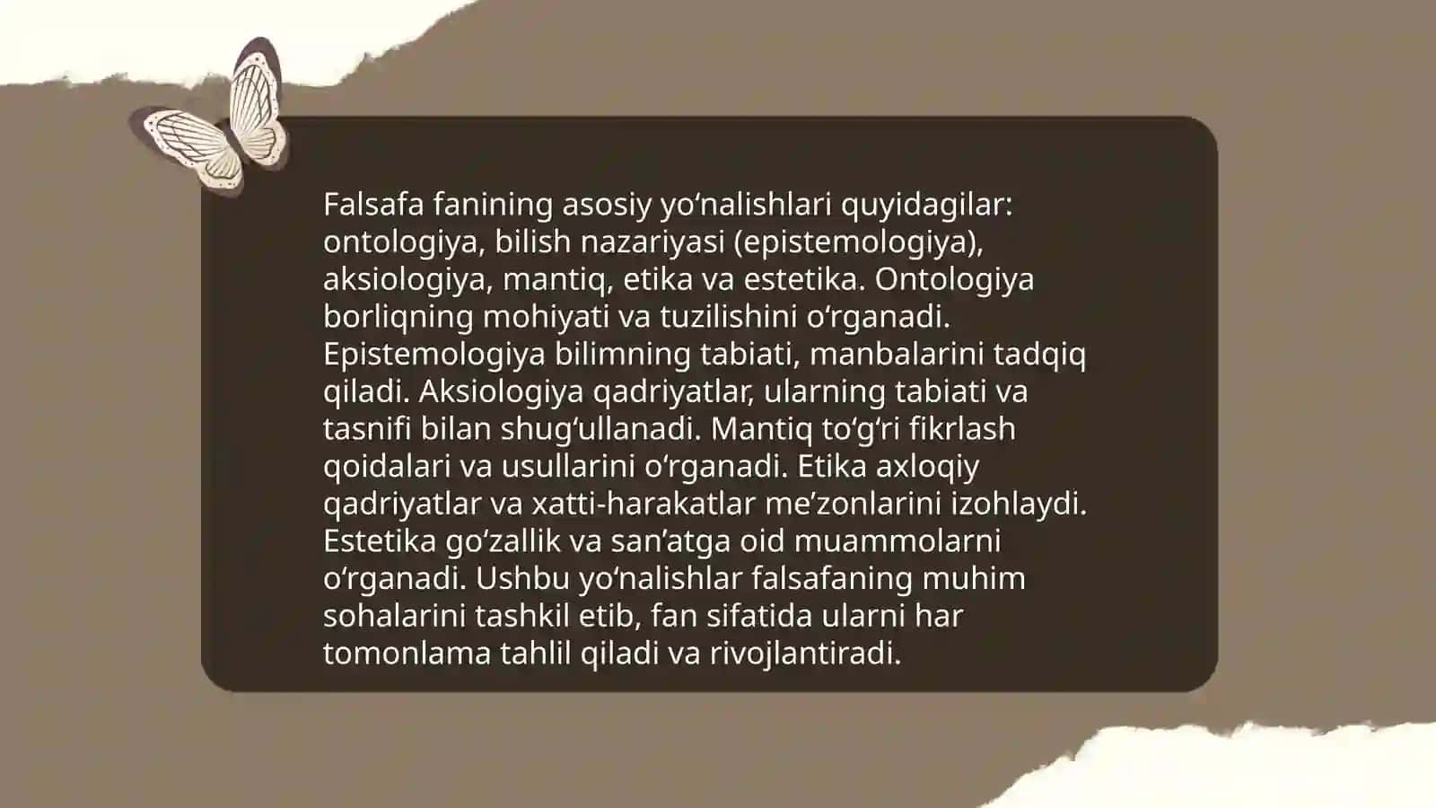Falsafa fanining asosiy maqsadi va bòlģusi pedagoglarda òqitilishining nazariy-amaliy axamiyati 4
