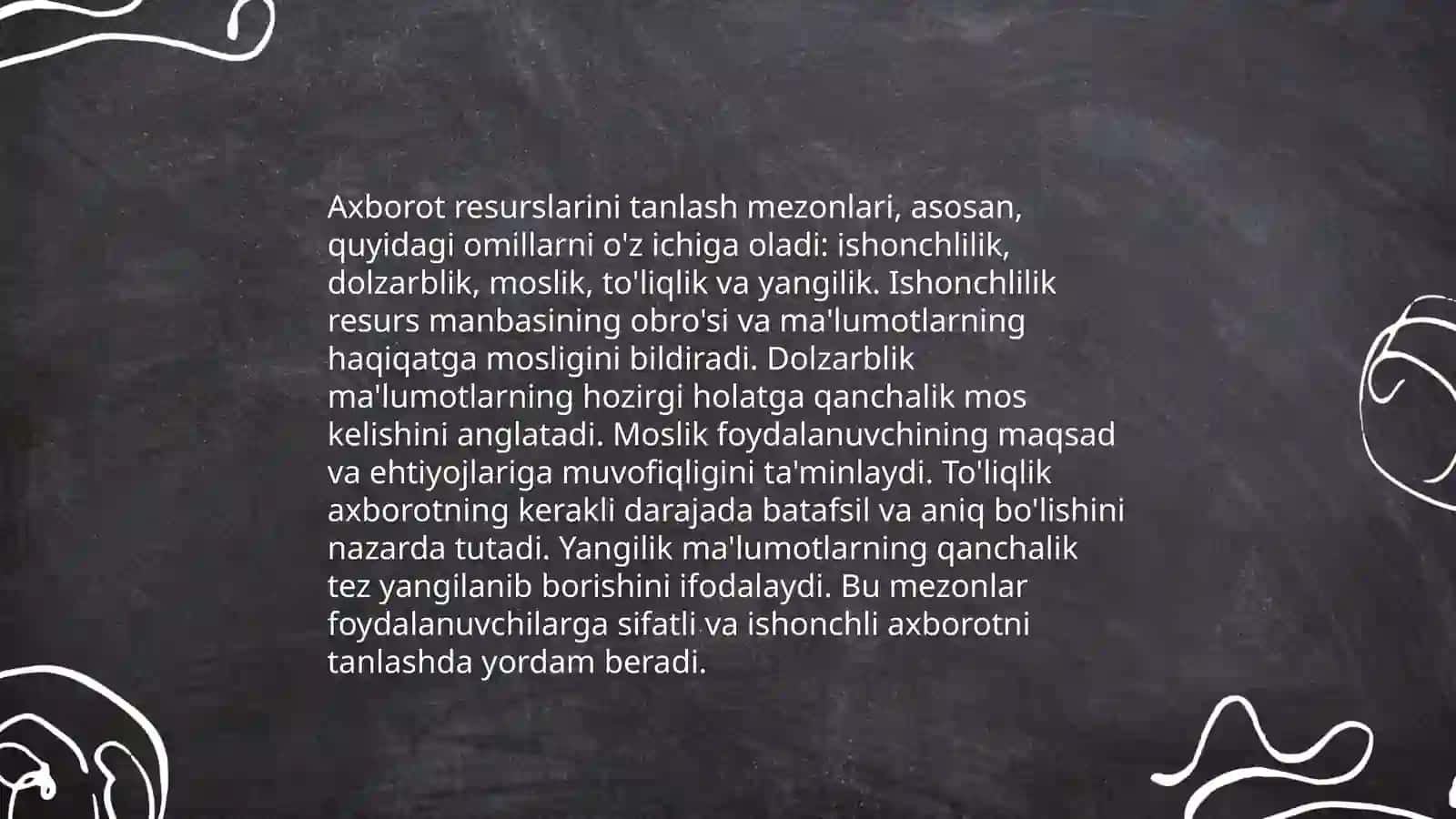 Kutubxona-axborot muassasalari fondlarini tashkil qilish texnologiyasini o'rganish 4