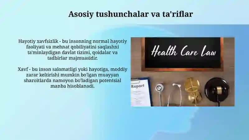 Hayot xavfsizligini ta'minlash sohasidagi qonunlar 4