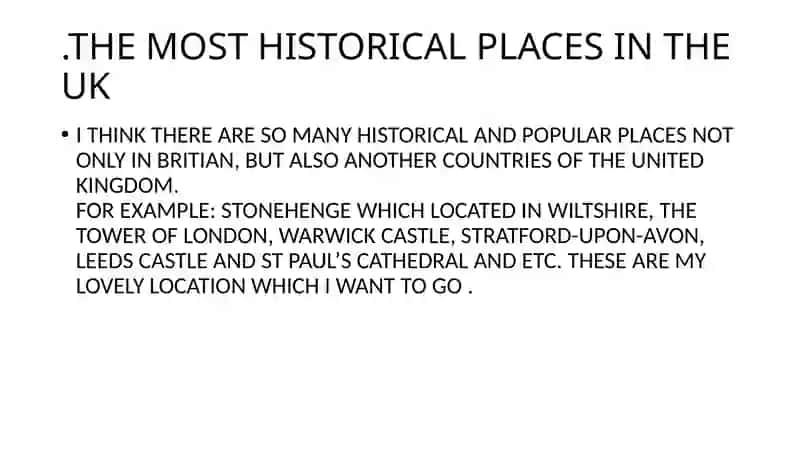 Historical places in Britian 4
