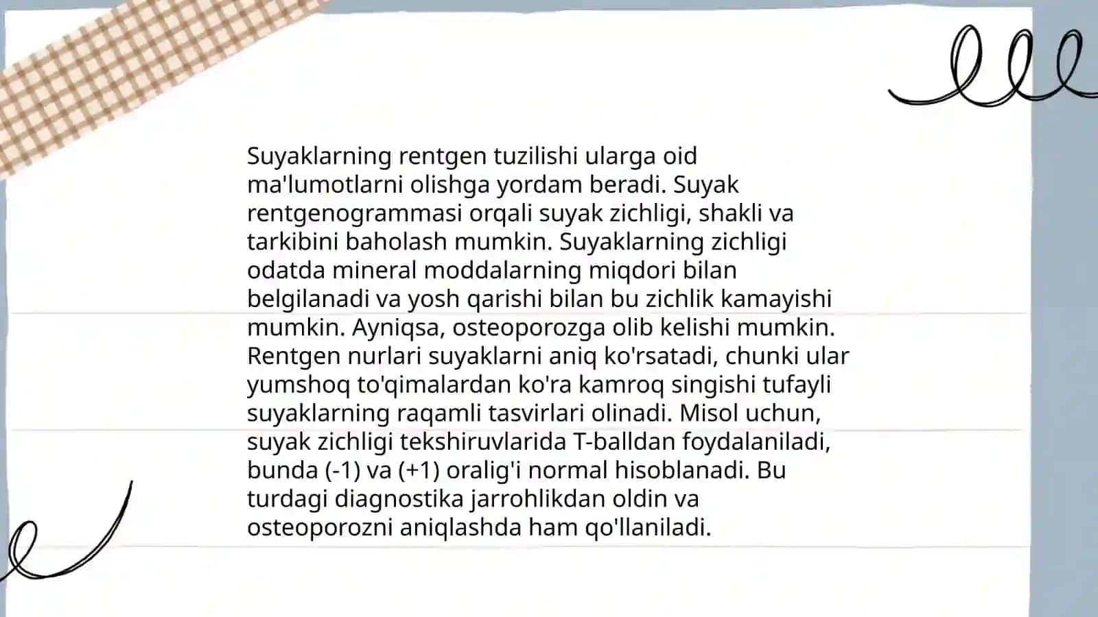 Skelet suyaklarining rentgenanatomiyasi 4