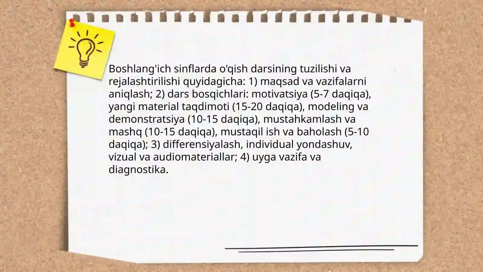 Savod o'rgatishning asosiy davri 4