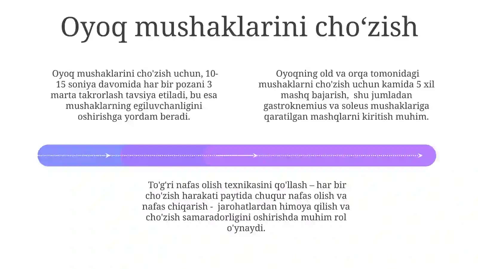 Jismoniy mashqlar bilan amalga oshiriladigan chintirish tadbirlari 4