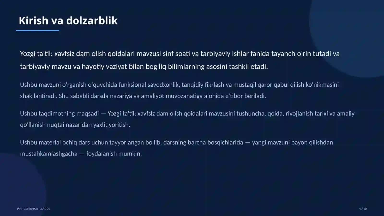 Yozgi ta'til: xavfsiz dam olish qoidalari 4