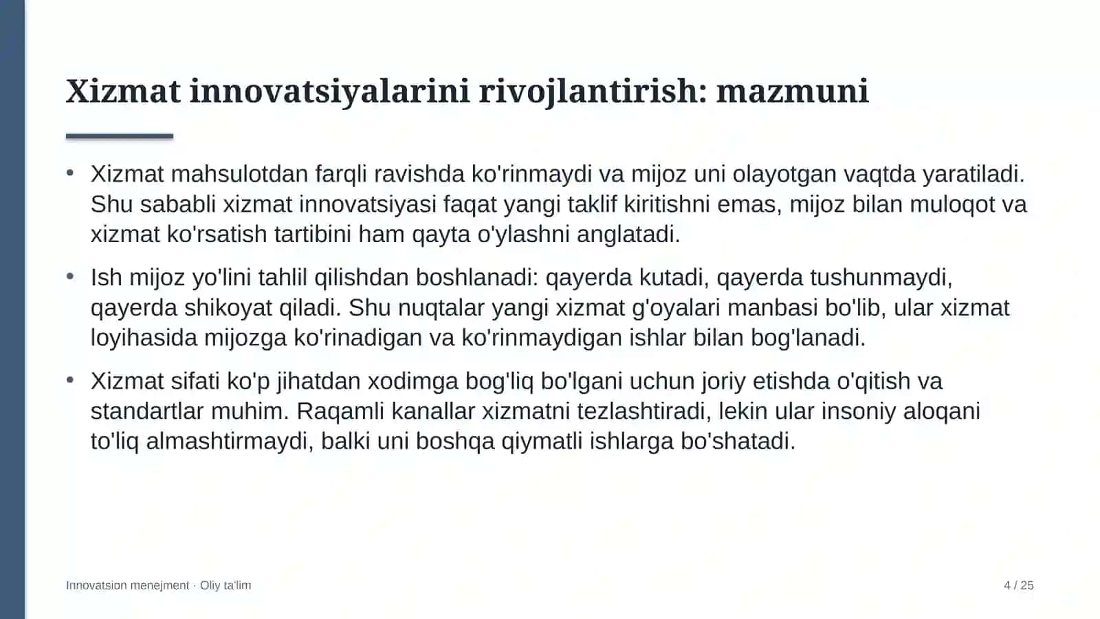 Charm-poyabzal sanoatida xizmat innovatsiyalarini rivojlantirish 4