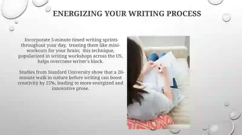 Energizing activity that teaches writing 4
