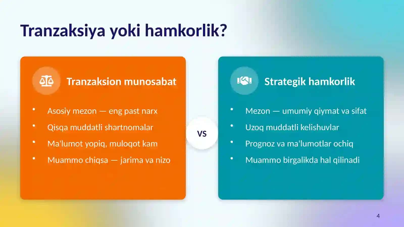 Yetkazib beruvchilar bilan hamkorlik 4
