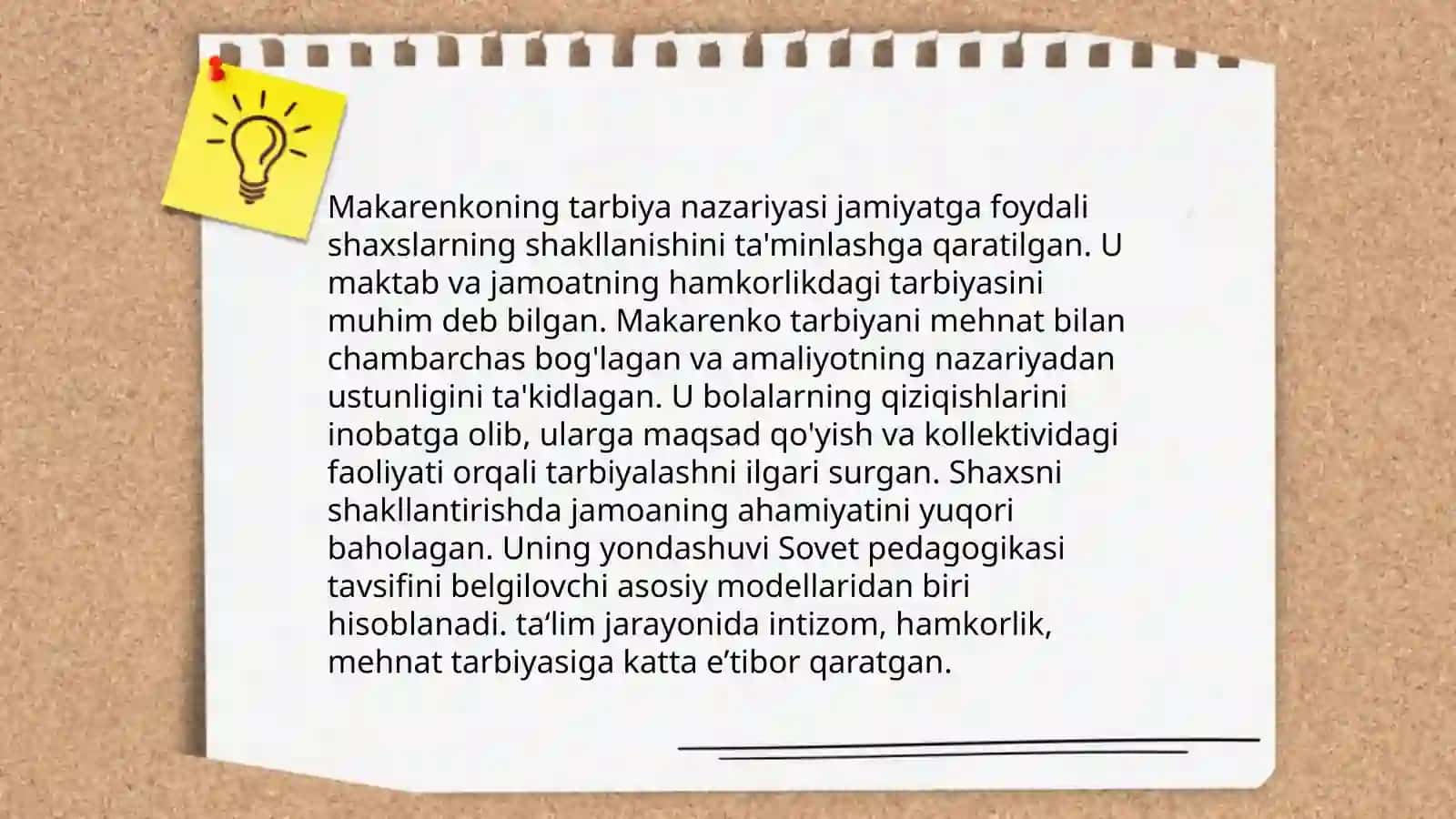 Arton Seryorivich Makarenkoni pedagogik qarashlari 4