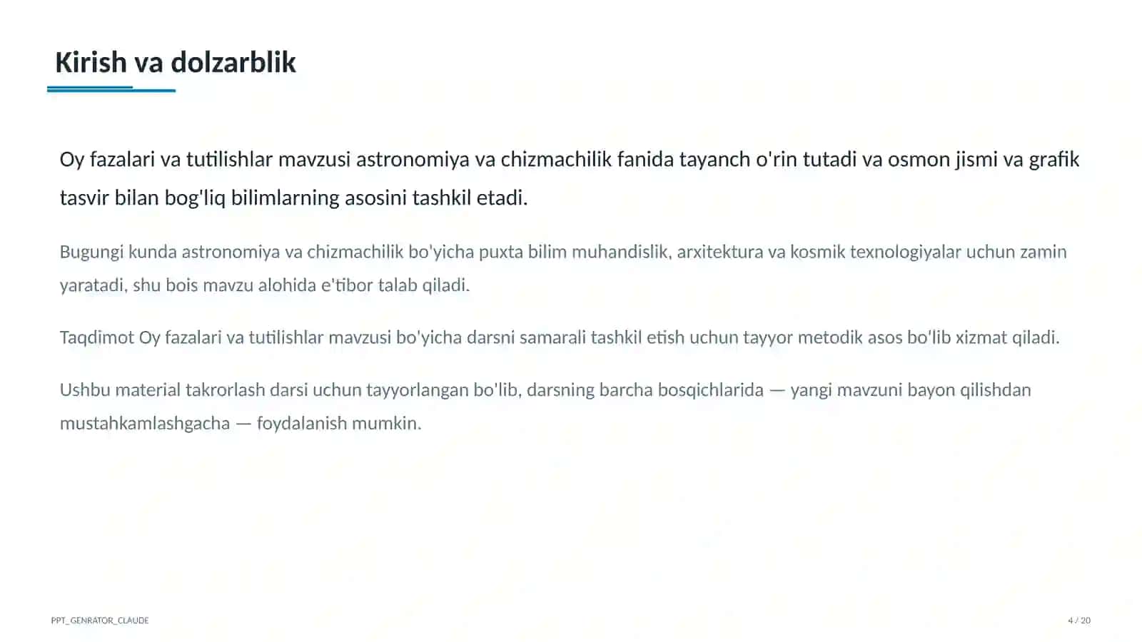 Oy fazalari va tutilishlar (9-sinf) 4