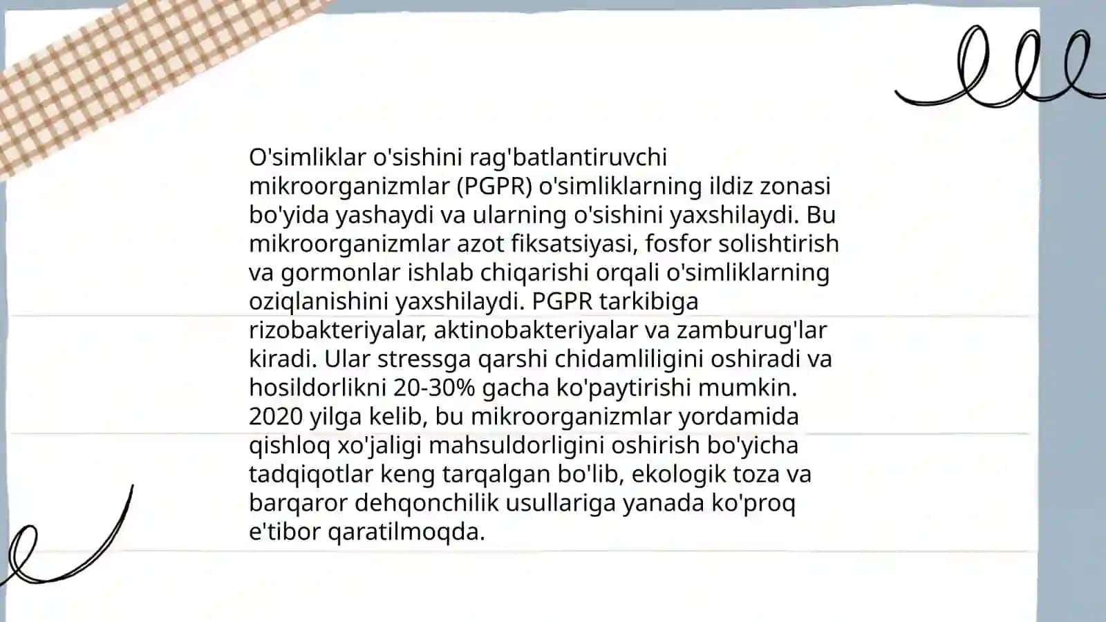 Mikroorganizmlarning qishloq xo'jaligidagi ahamiyati 4