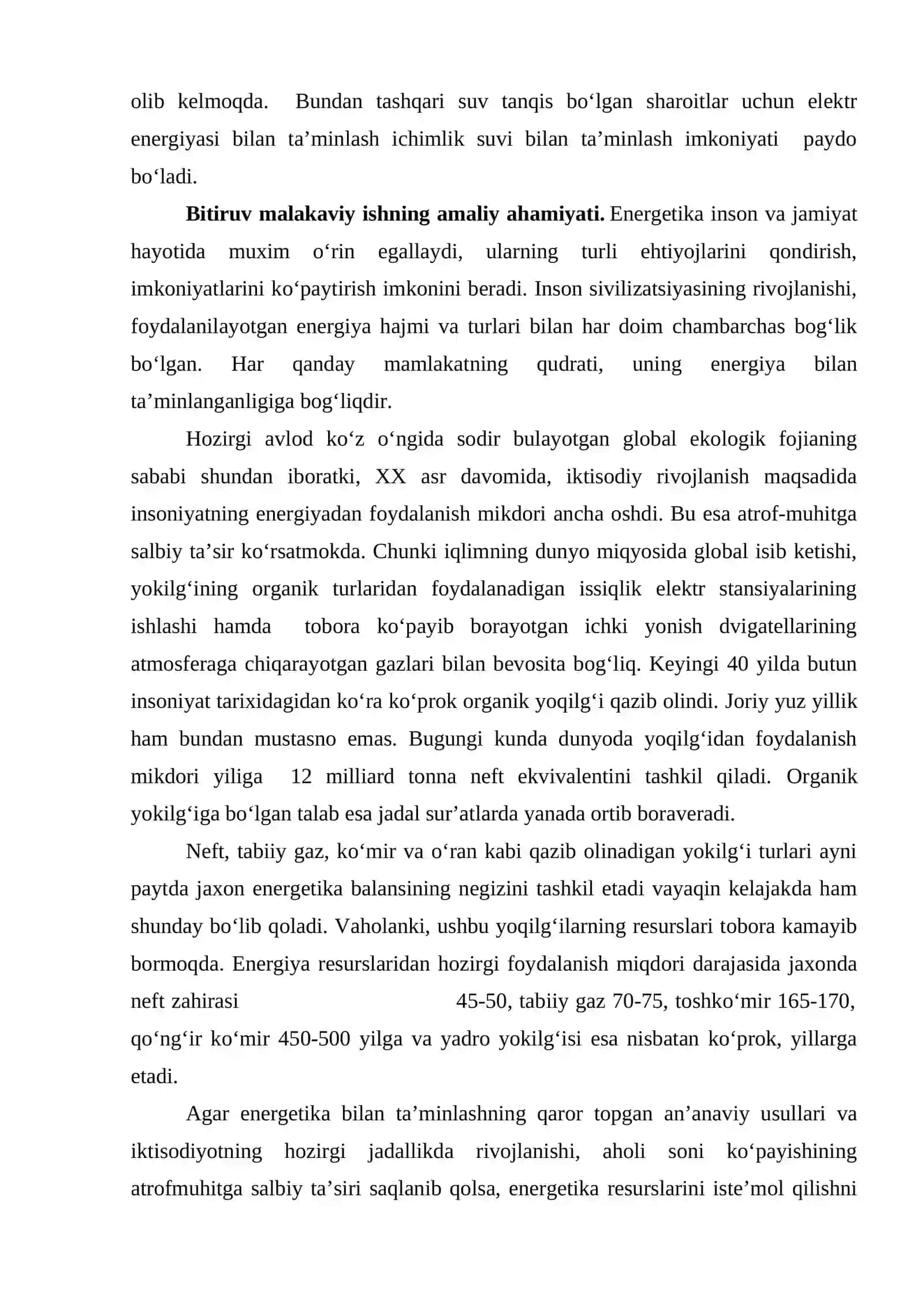 O'zbekiston mintaqalariga yashil elektr-energiyani (Quyosh energiyasini) yanada rivojlantirishning itisodiy ahamiyati 4