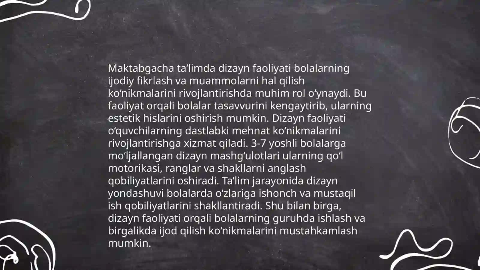 Bolalar uchun dizayn faoliyatining maqsadi 4